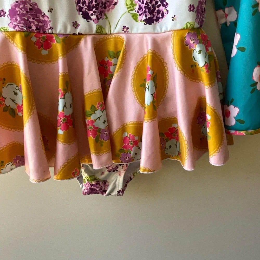 SweetHoney Floral Skirted Leotard